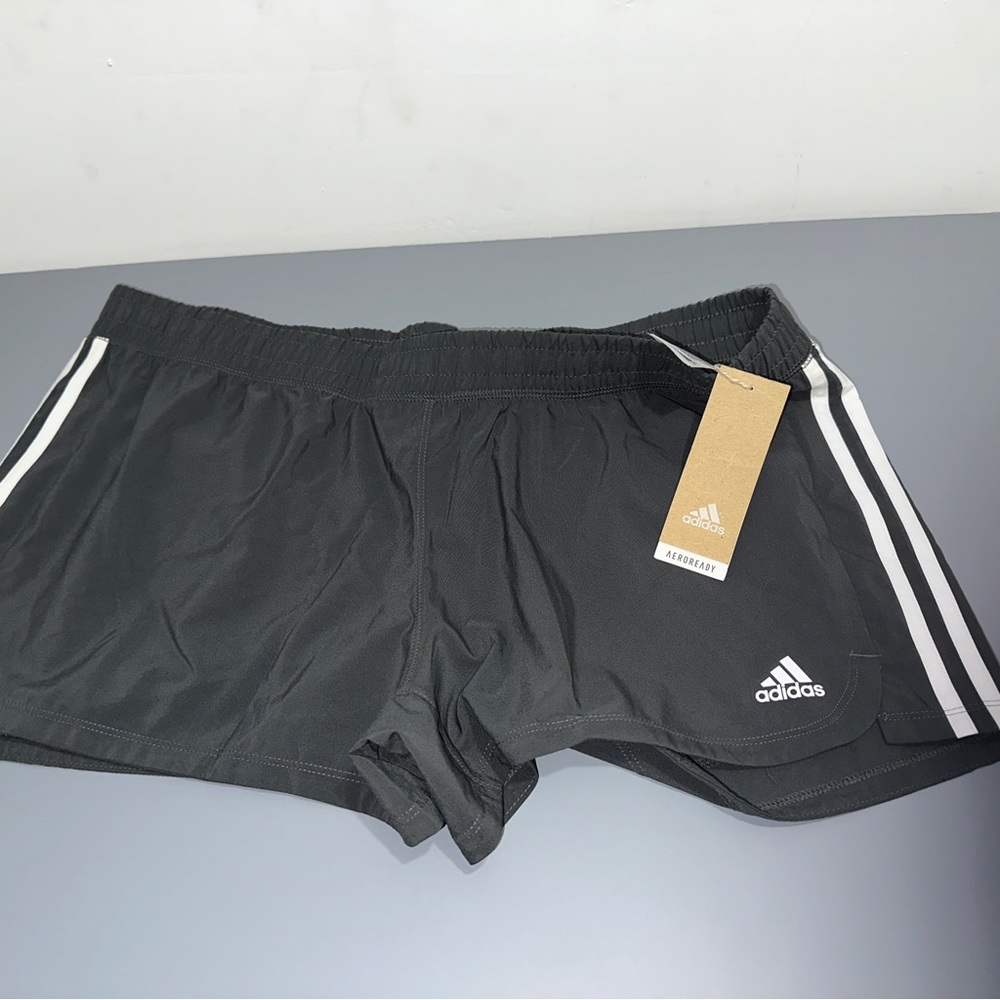 Adidas Pacer 3S Shorts Gresix/White  Sz XL